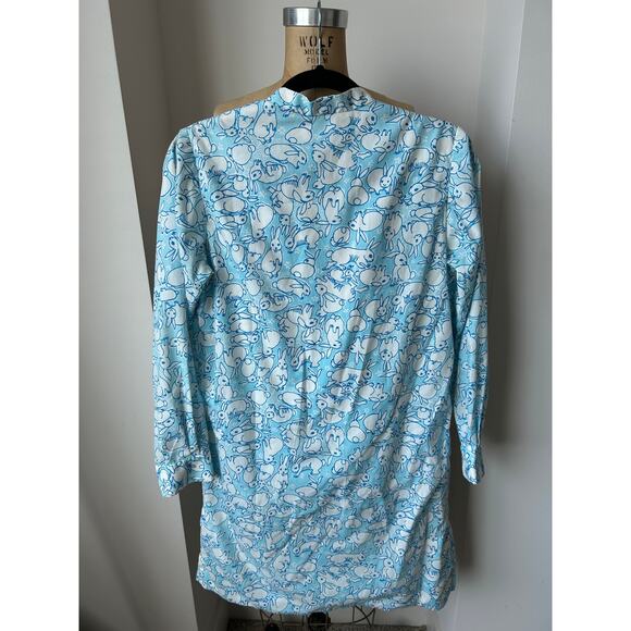 Vintage Lilly Pulitzer Bunny Rabbit Shift Dress Size S - Picture 2 of 7